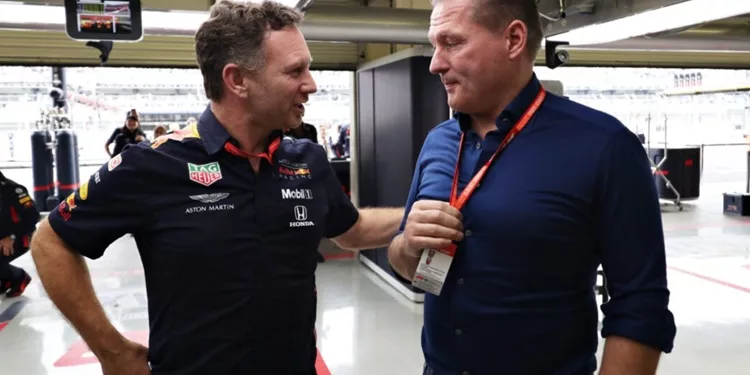Christian Horner e Jos Verstappen