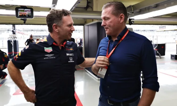 Christian Horner e Jos Verstappen