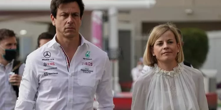 Susie Stoddart e Toto Wolff