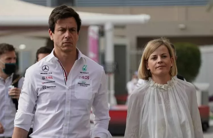 Susie Stoddart e Toto Wolff