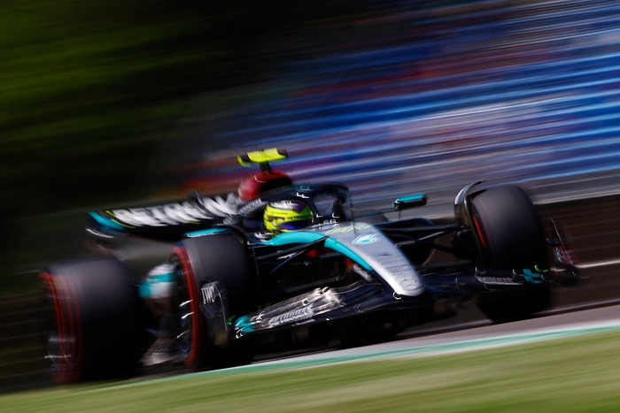 Mercedes Imola gara