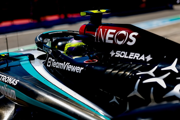 Mercedes Imola gara