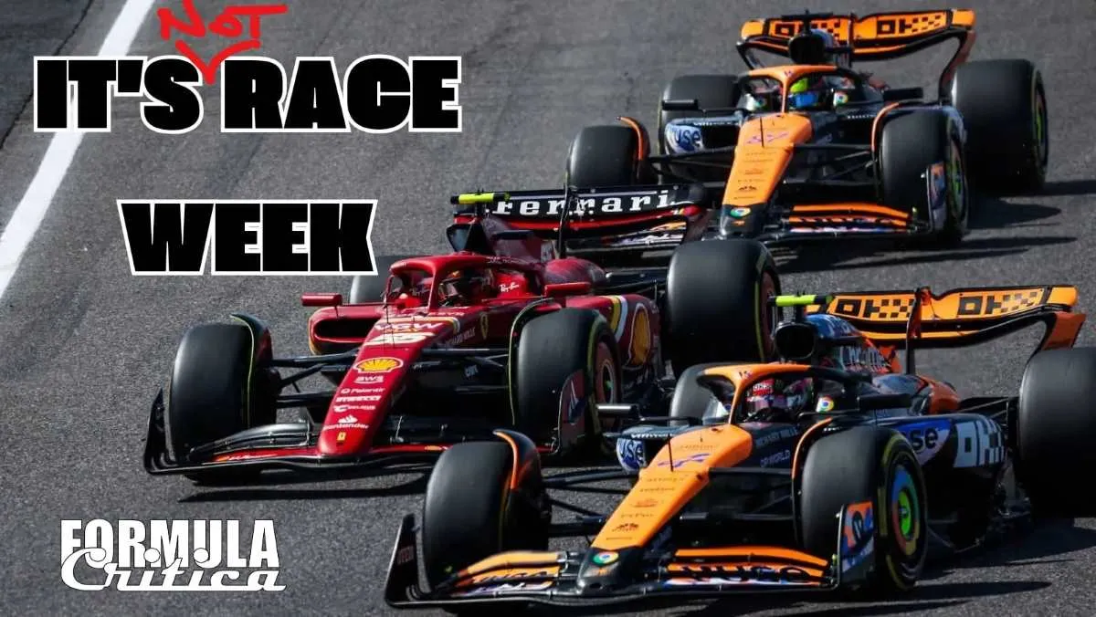 F1 It's not race week