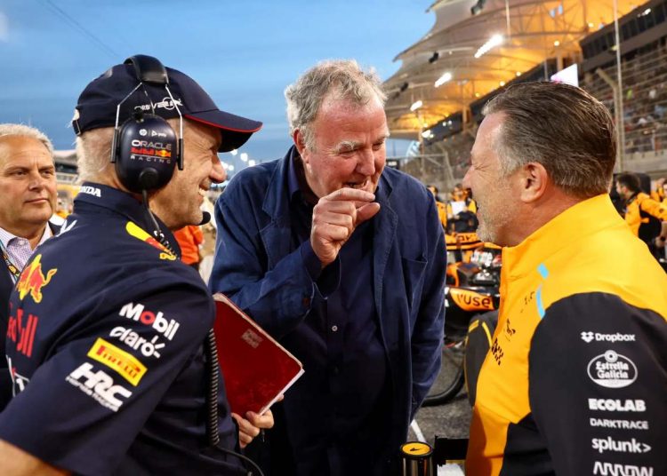 Adrian Newey, Jeremy Clarkson e Zak Brown