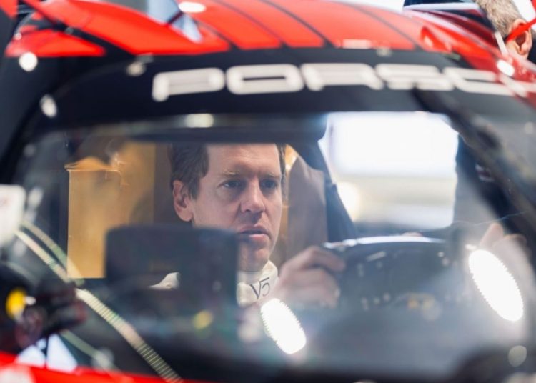 sebastian vettel porsche 24h le mans