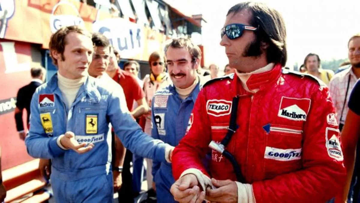 Niki Lauda e Emerson Fittipaldi