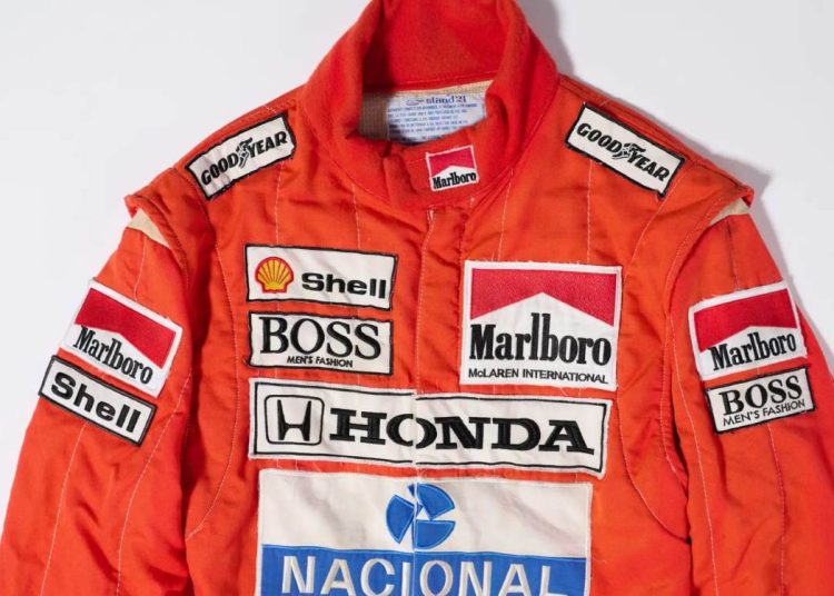 All'asta la tuta di Ayrton Senna del 1988