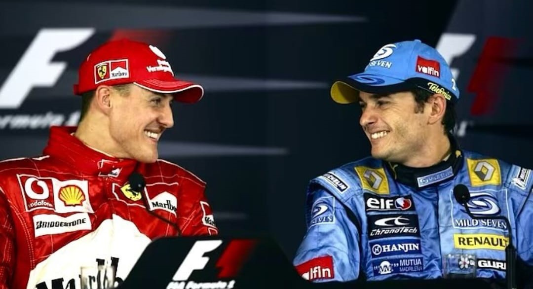 Michael Schumacher e Giancarlo Fisichella