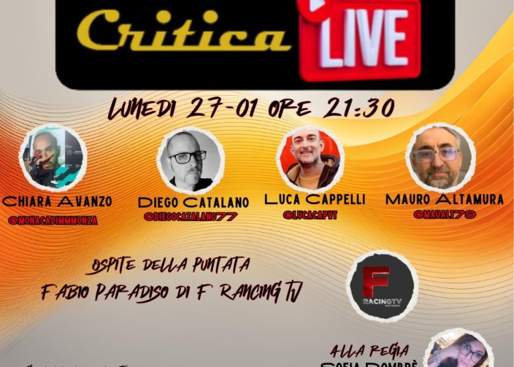 criticalive 27 gennaio