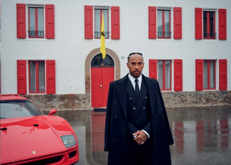 lewis hamilton in ferrari