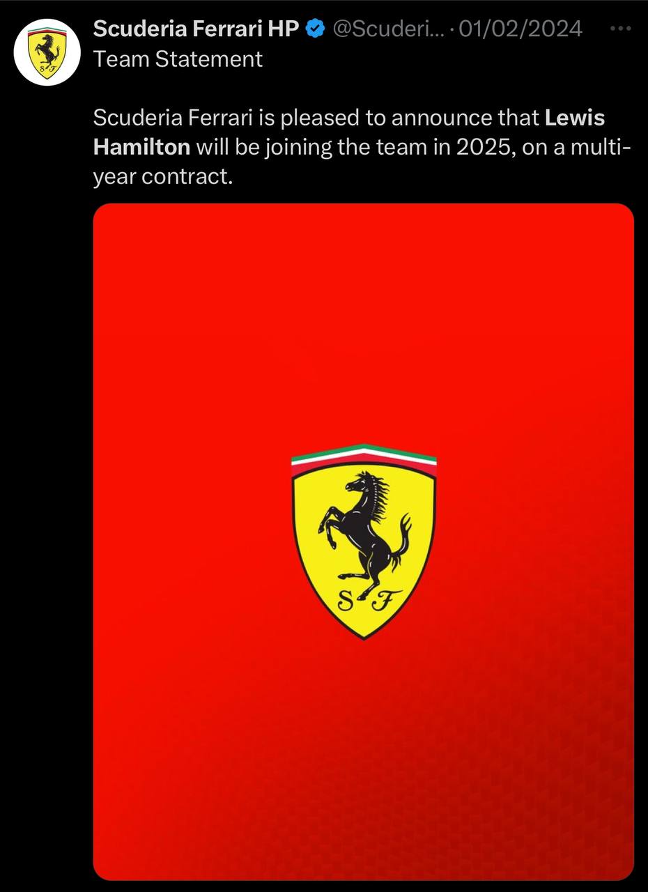 Hamilton - Ferrari