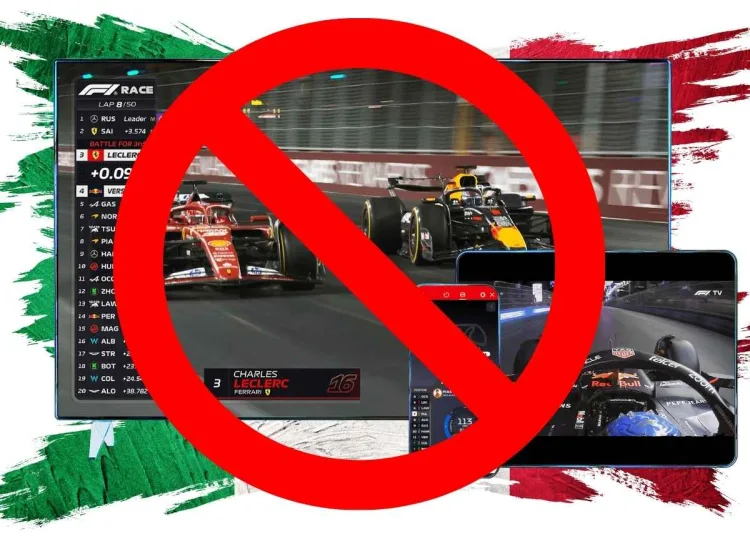 F1 TV Premium non disponibile in Italia