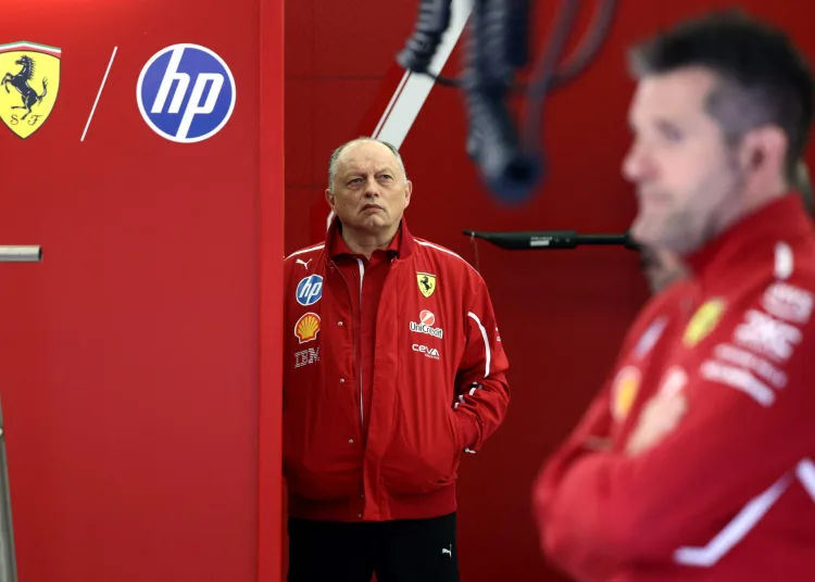 Fred Vasseur, team principal Ferrari