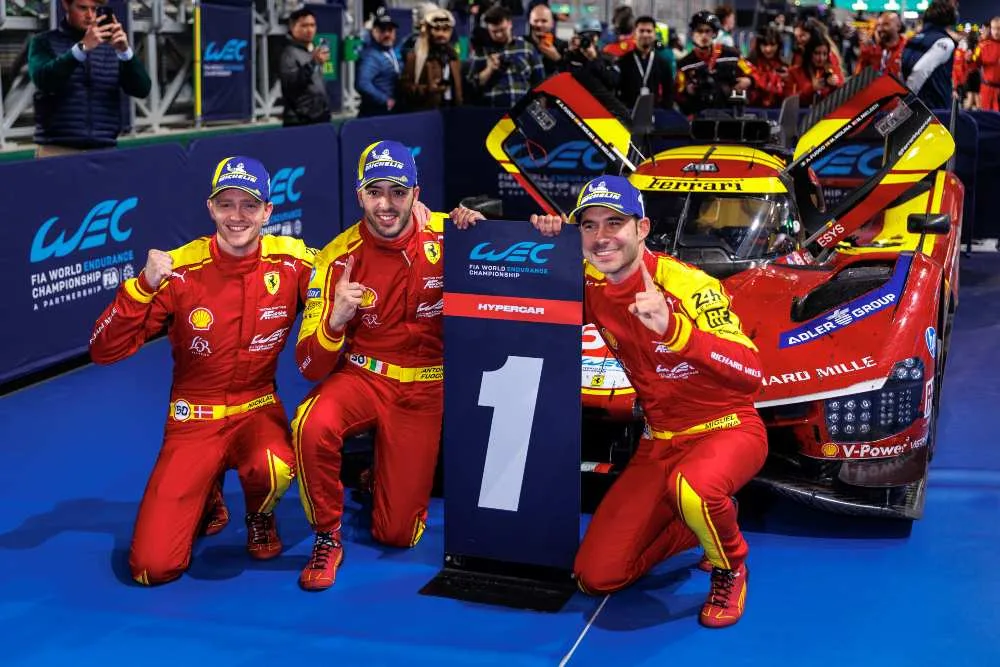 Il round di apertura del FIA WEC 2025, la 1812 Km del Qatar, è stata vinta dalla Ferrari 4999P numero 50 di Fuoco, Molina e Nielsen