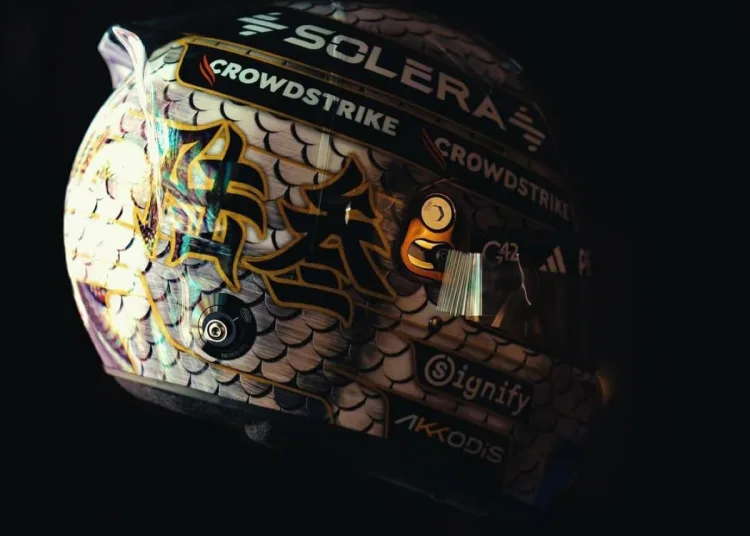Gp Cina 2025 - George Russell svela il casco speciale