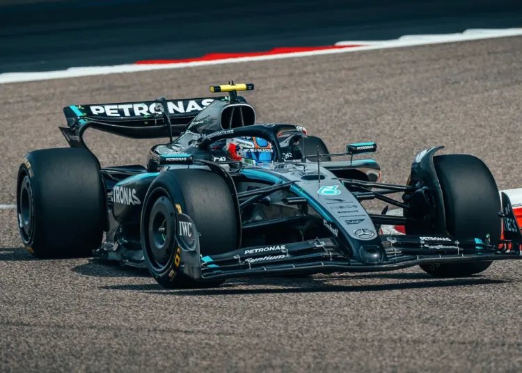 Kimi Antonelli alla guida della W16