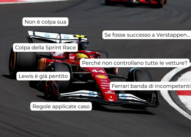 squalifica hamilton reazioni social