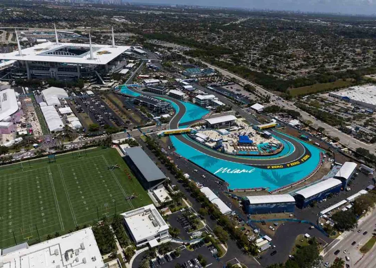 Layout del circuito del GP di Miami