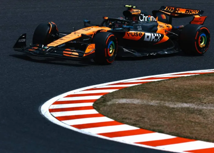 F1 - Lando Norris e la mossa del tagliaerba