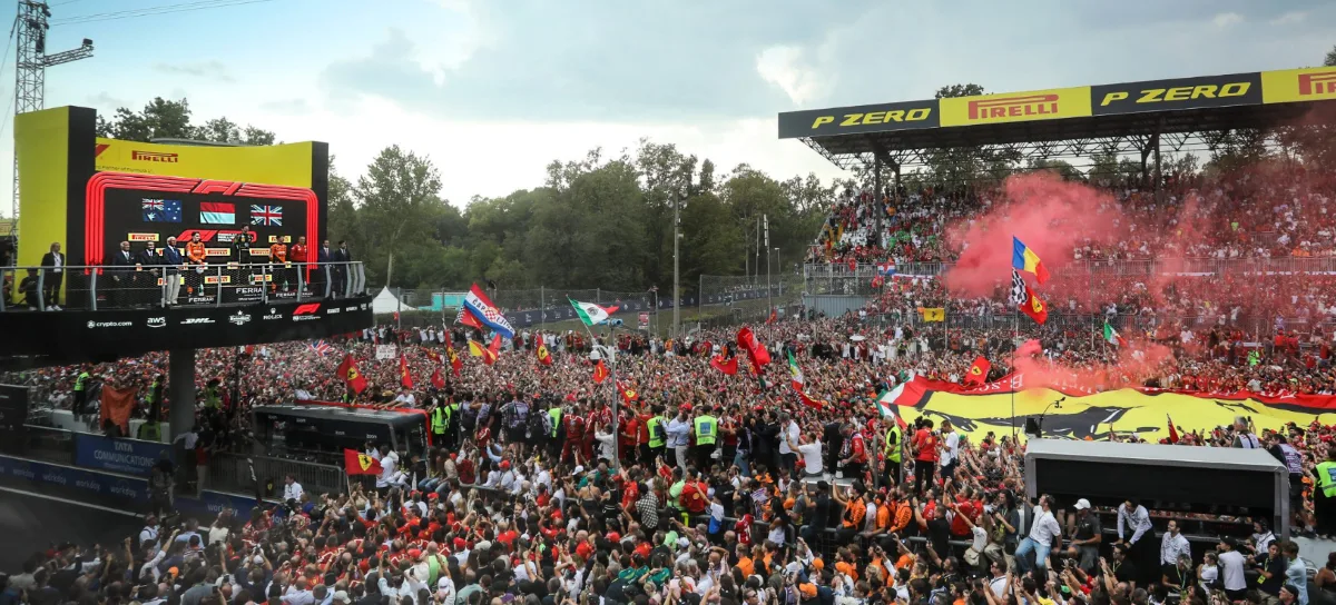 Il podio del Gran Premio di Monza del 2024