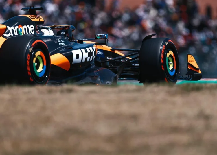 Lando Norris sul circuito di Suzuka