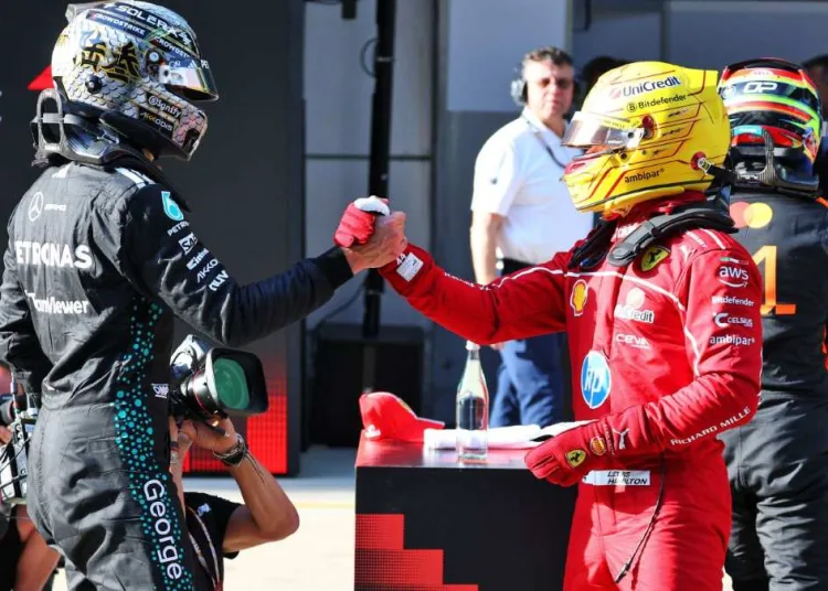 Lewis Hamilton e George Russell
