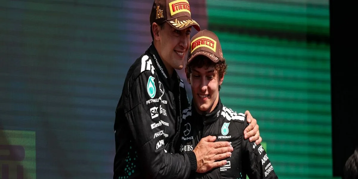 George Russell e Andrea Kimi Antonelli, piloti Mercedes 2025