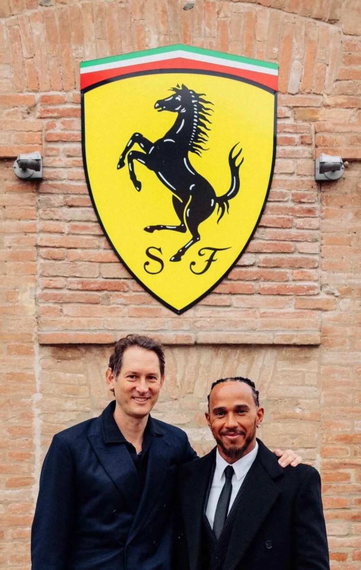 Elkann e Hamilton