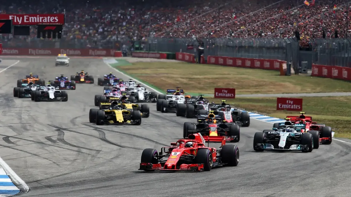 Hockenheim partenza