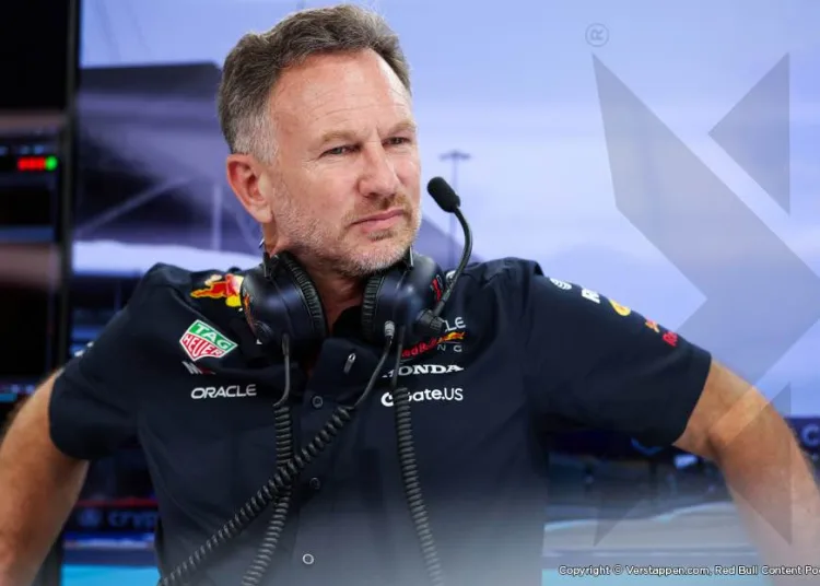 Christian Horner ai box Red Bull