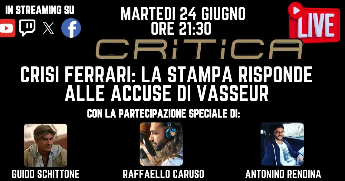 criticalive 24 giugno schittone caruso rendina