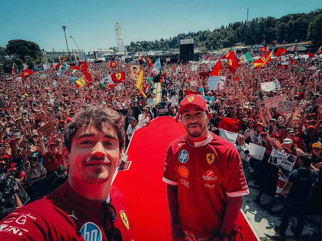 Leclerc e Hamilton, Scuderia Ferrari