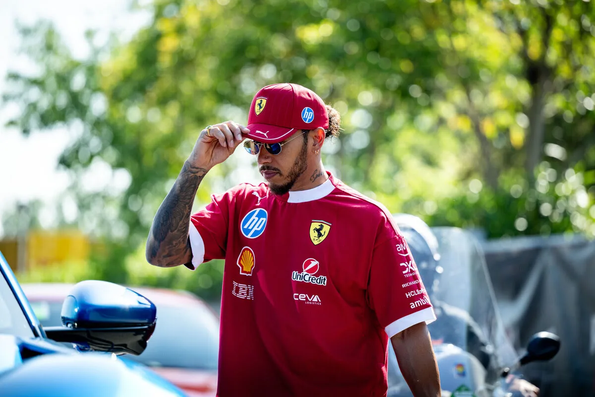 Lewis Hamilton alla vigilia del GP Imola 2025