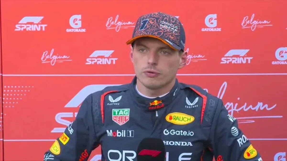 Max Verstappen dopo le Qualifiche Sprint del GP del Belgio