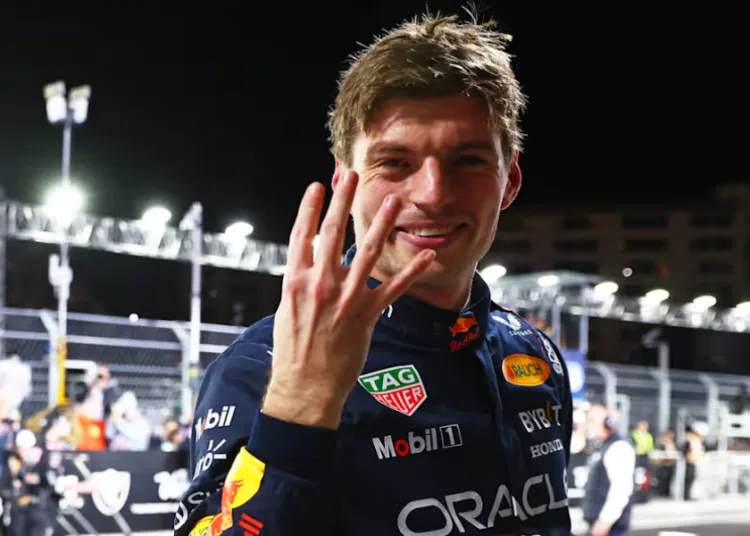 Max Verstappen festeggia il quarto titolo mondiale