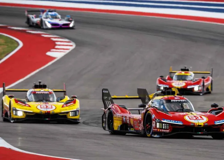 Le Ferrari in azione al COTA 2024