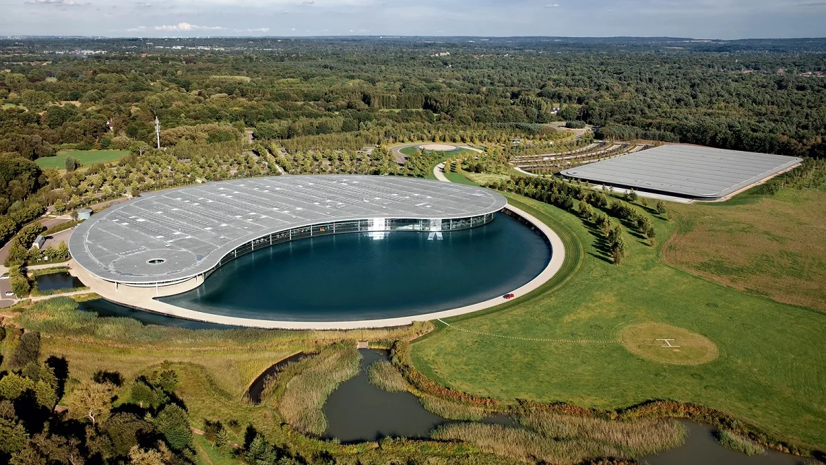 Lo stabilimento della McLaren, a Woking, nel Surrey