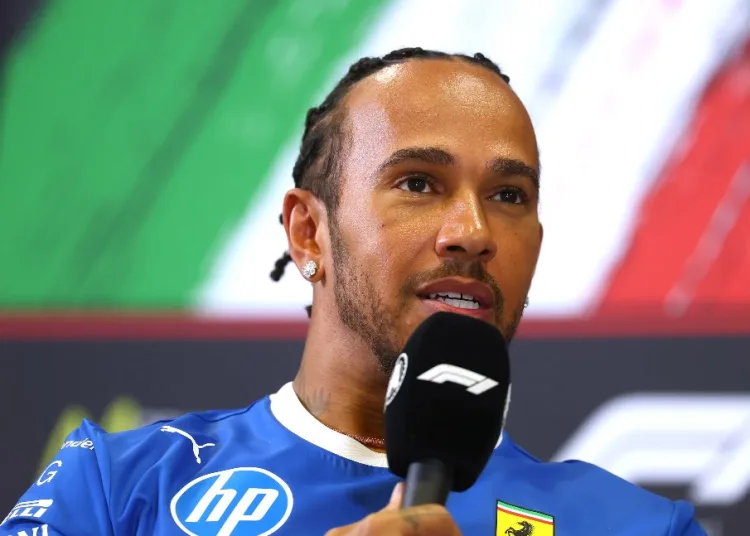 Lewis Hamilton, conferenza stampa F1